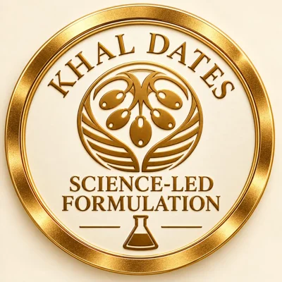 Khal Dates Science-Led Formulation seal